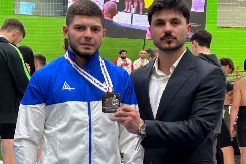Азербайджанский сумоист стал вице-чемпионом Европы - ФОТО